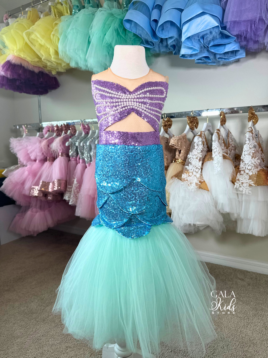 Little Mermaid Inspired Dress 6 Years Little Mermaid Inspired Dress 6 Years