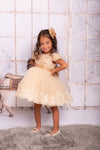 Helena gold dress