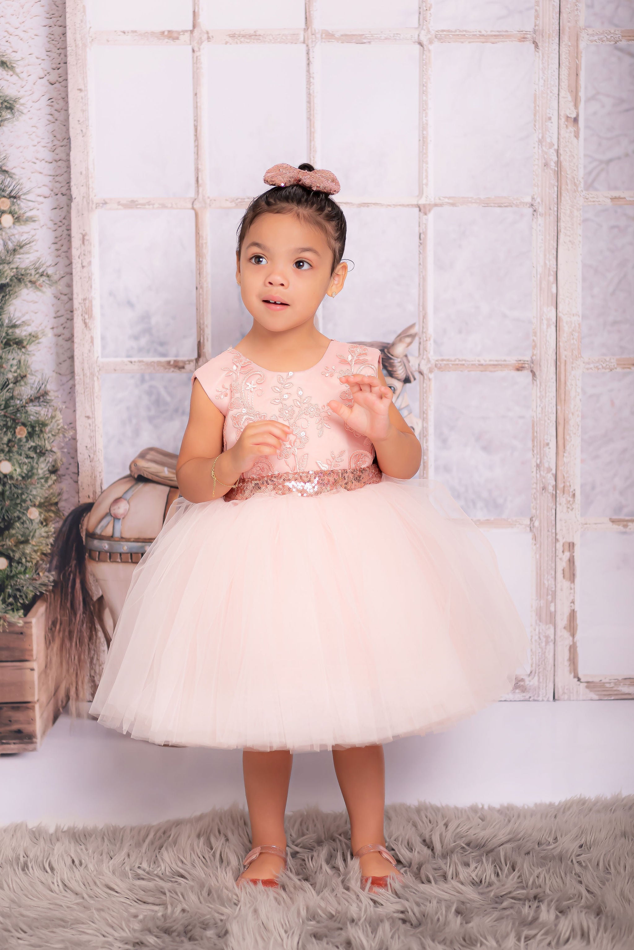 Eleanor Rose Gold Dress 6-12 Months Eleanor Rose Gold Dress 6-12 Months