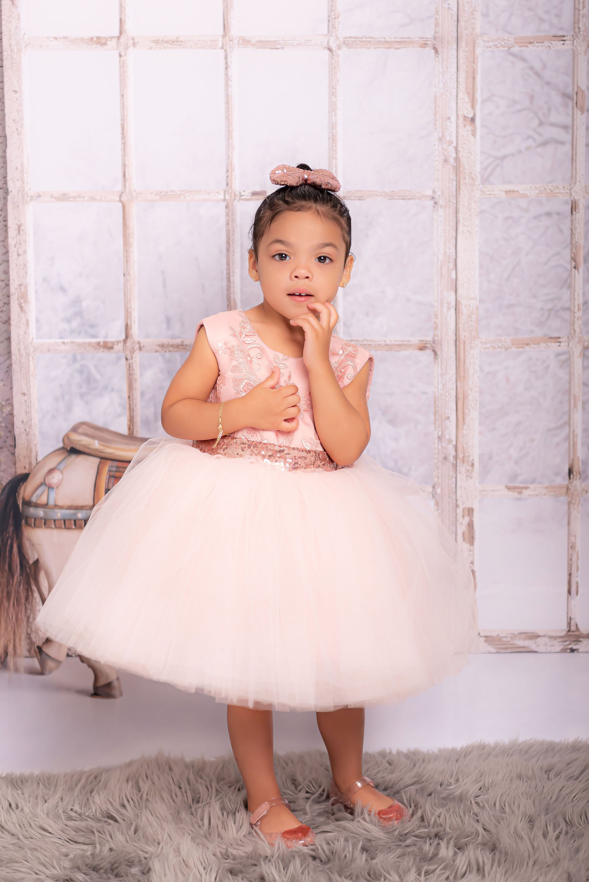 Eleanor Rose Gold Dress 6-12 Months Eleanor Rose Gold Dress 6-12 Months