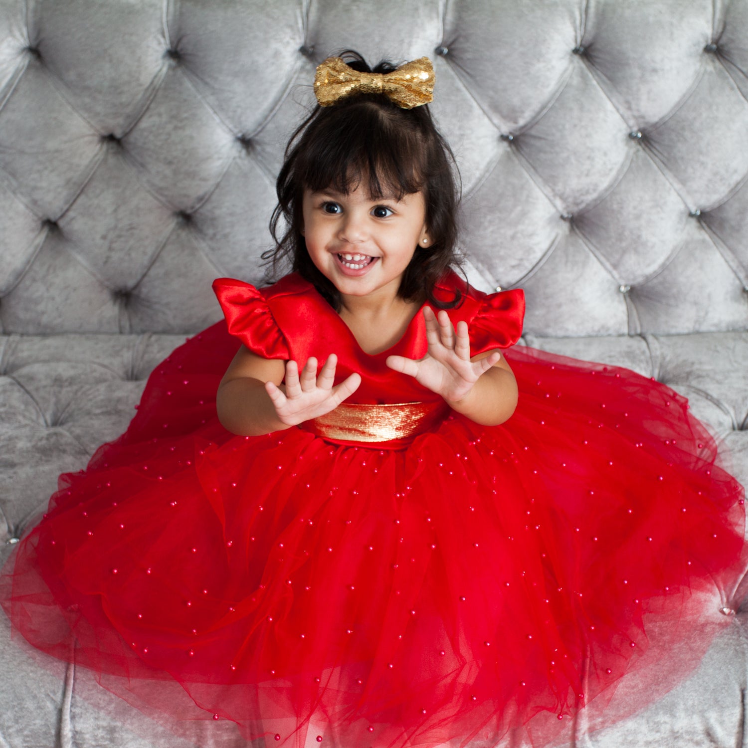 Scarlet (Red) Pearl Dress 6 Years Scarlet (Red) Pearl Dress 6 Years