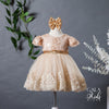 Helena gold dress