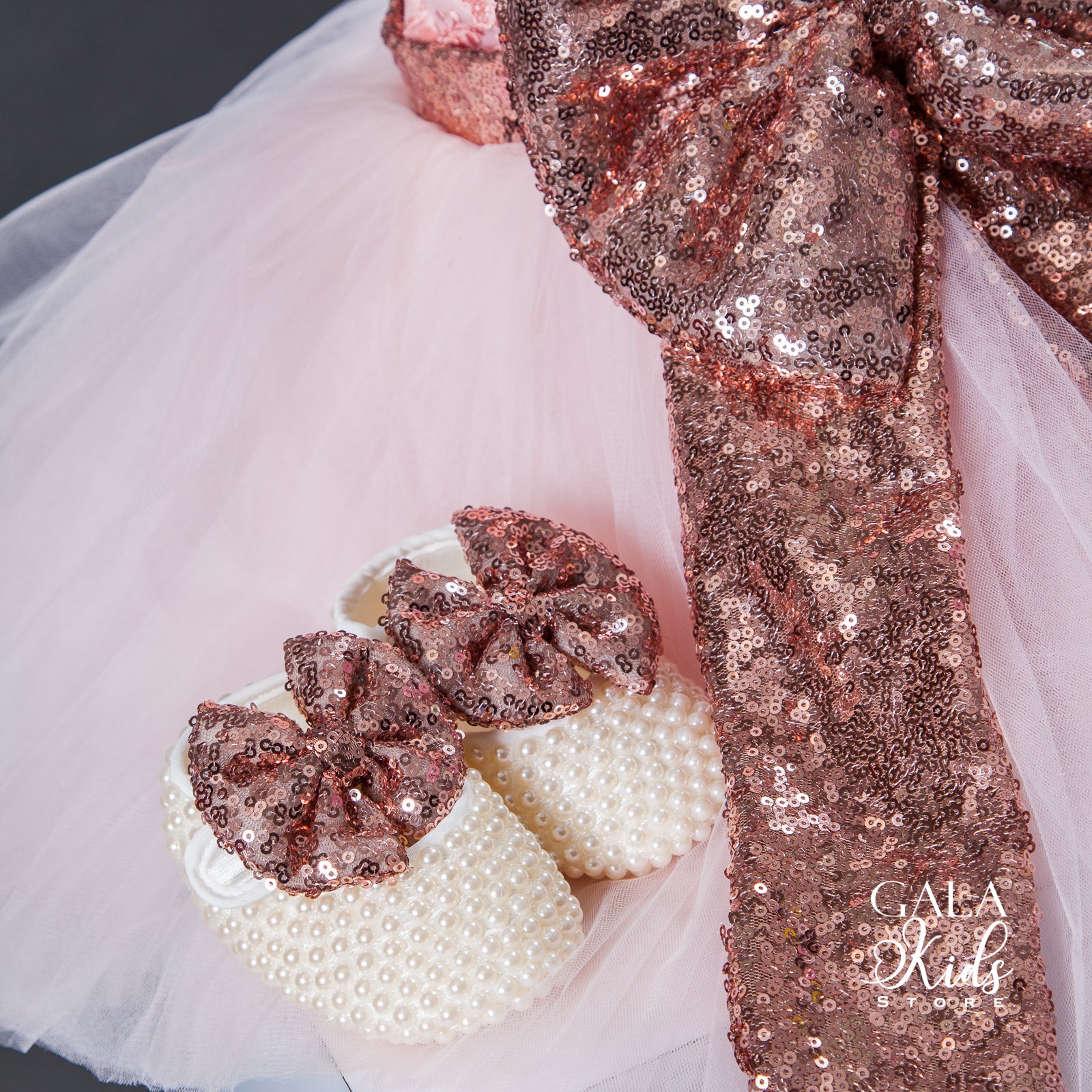Eleanor Rose Gold Dress 6-12 Months Eleanor Rose Gold Dress 6-12 Months
