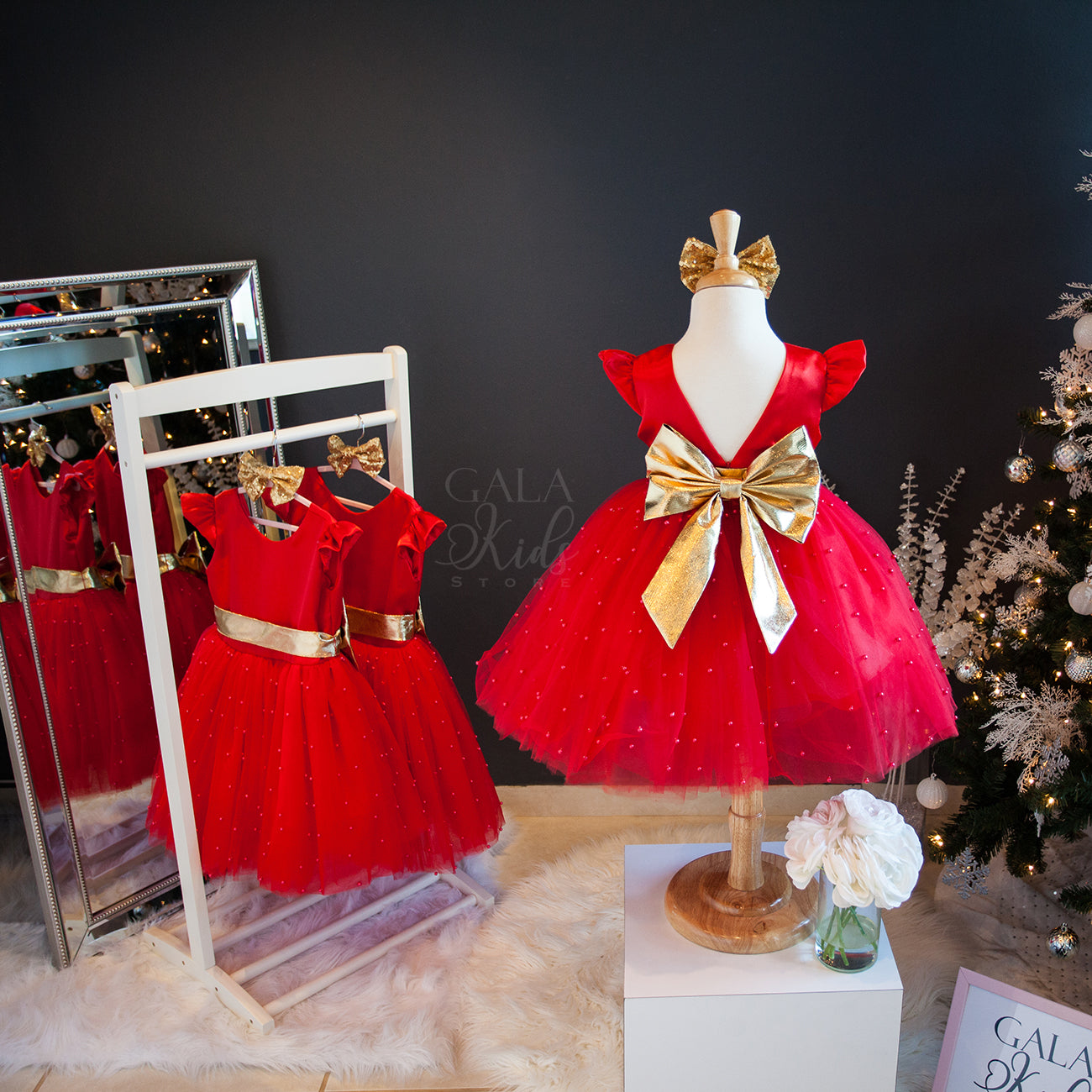 Scarlet (Red) Pearl Dress 6 Years Scarlet (Red) Pearl Dress 6 Years