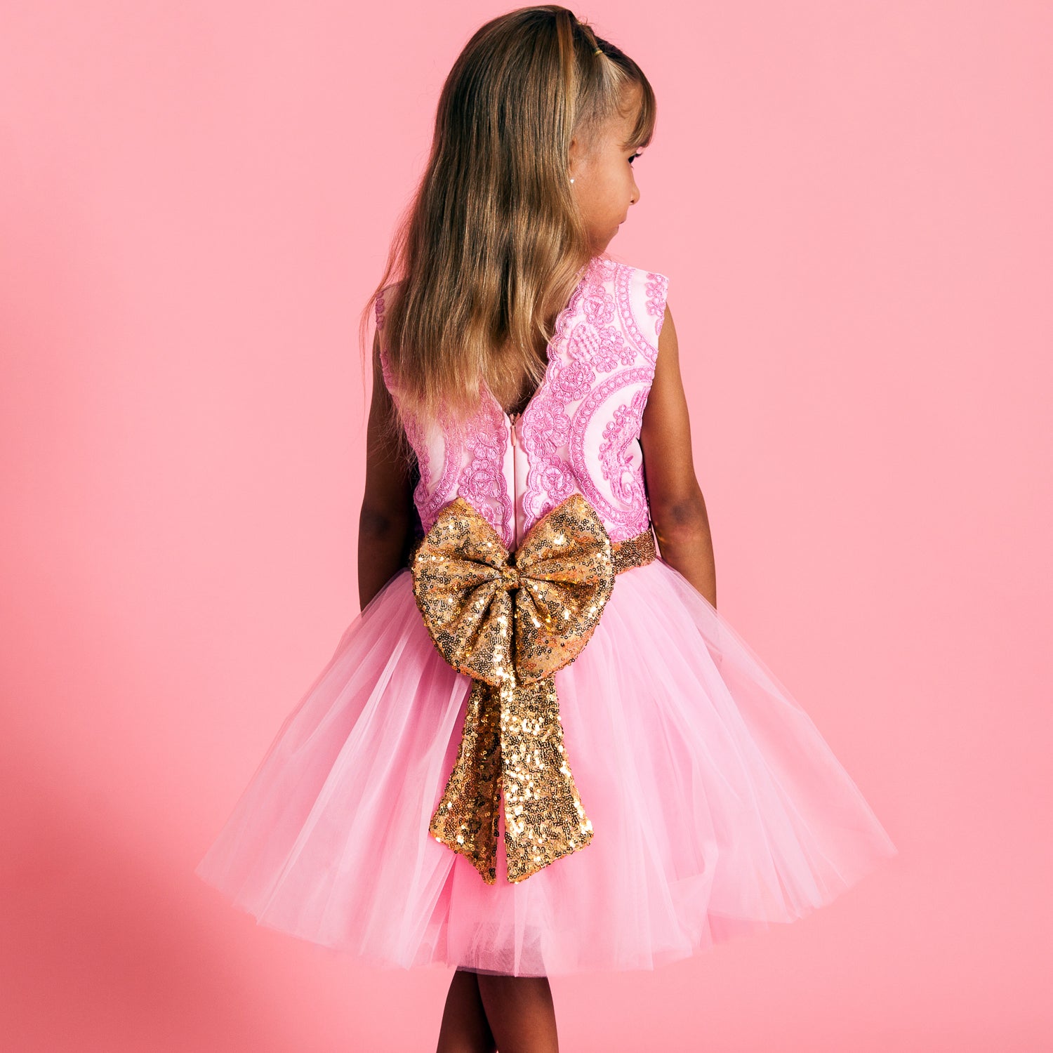 Penelope Pink and Gold Dress 5 Years Penelope Pink and Gold Dress 5 Years
