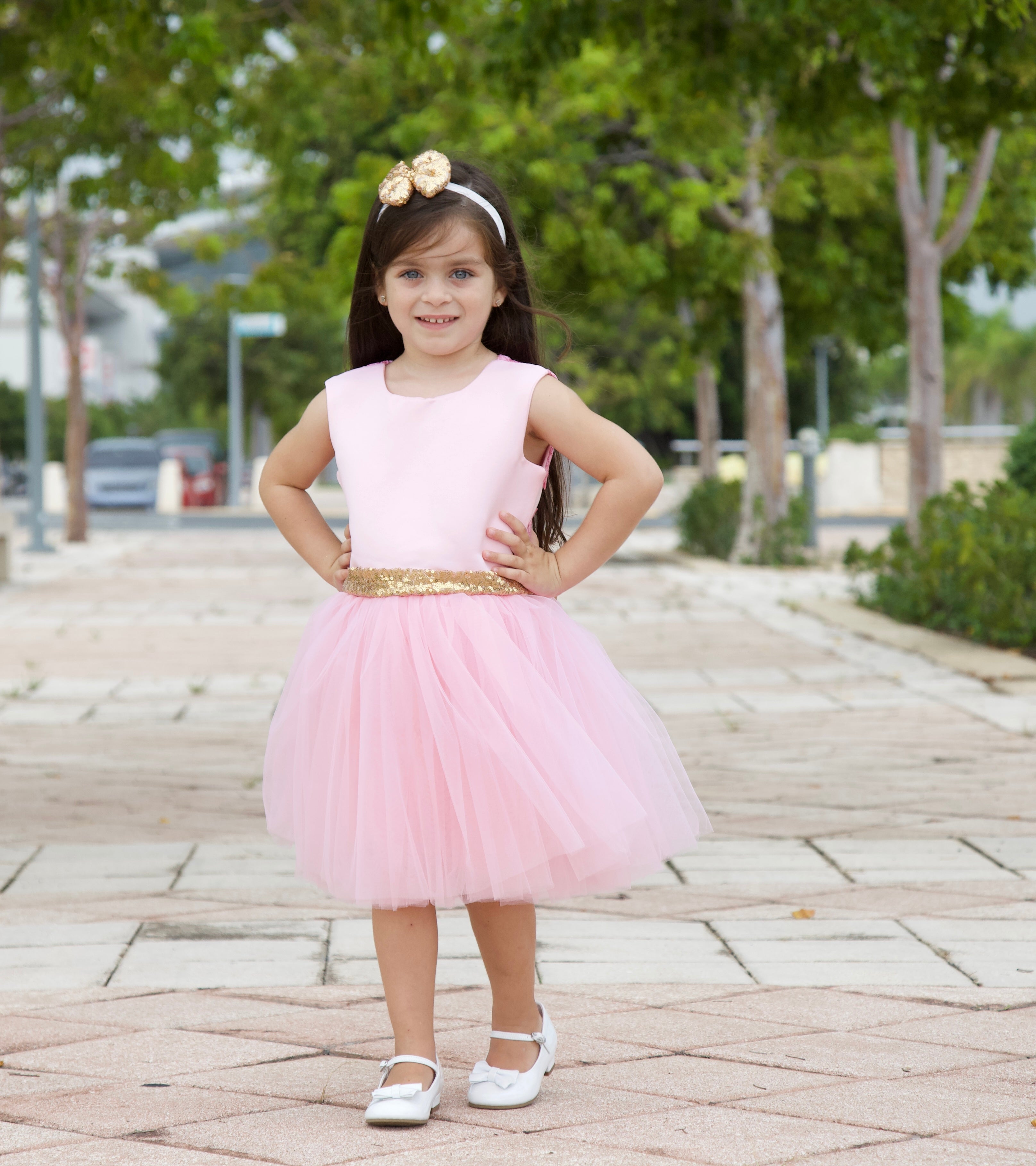 Penelope Pink and Gold Dress 5 Years Penelope Pink and Gold Dress 5 Years